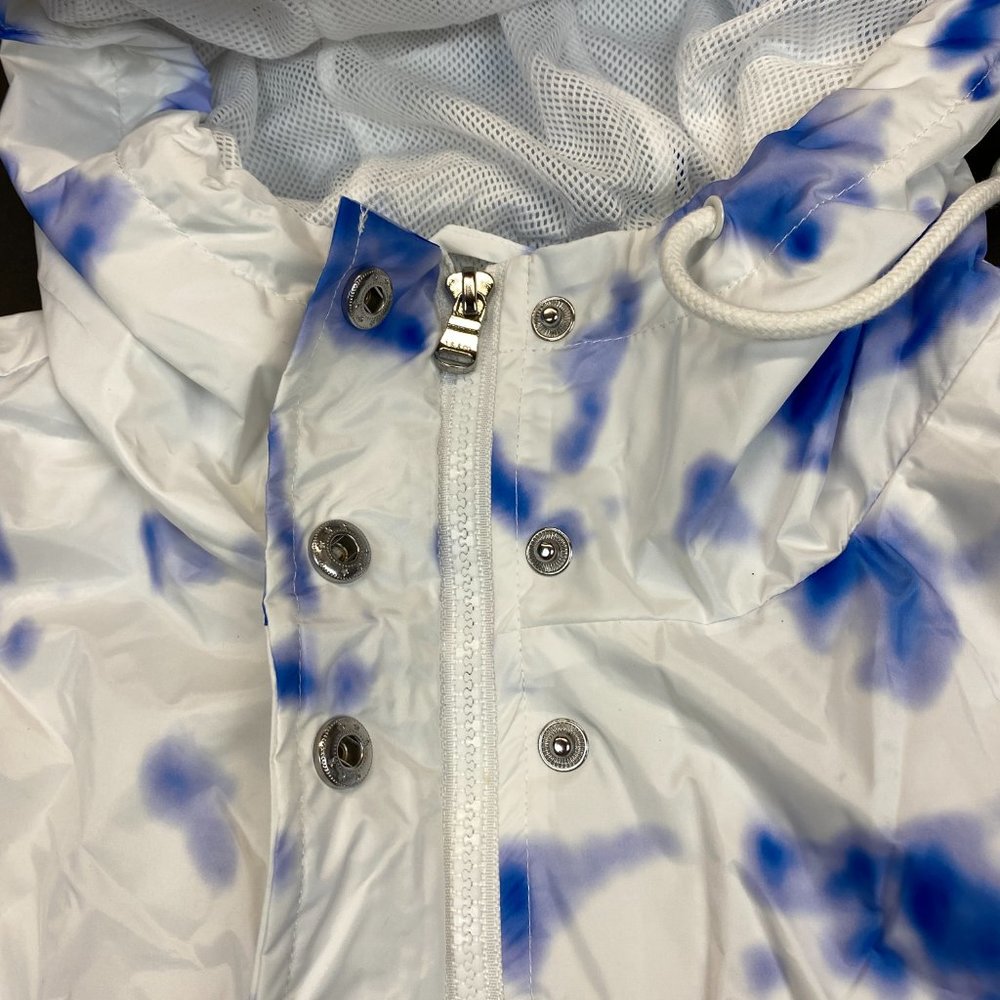 Women's Levi's Lightweight Retro Rain Slicker Jacket - Blue Tie Dye - L - Picture 4 of 7